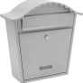 Powder Coated Galvanised Steel Classic Post Box Multiple Colours Available (free Postage) Image 2