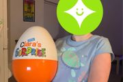Giant personalised reusable Easter egg shell