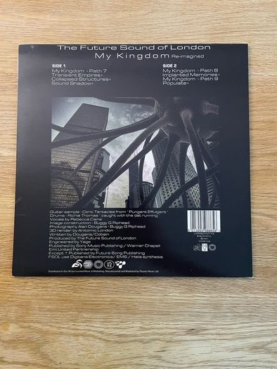The Future Sound Of London - My Kingdom (Re-Imagined) - 12" Vinyl RSD 2018 Limited Edition - #0759 of 2000 - EBV Records