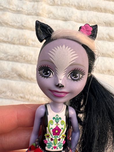 Mattel Enchantimals Sage Skunk Doll & Pet Used Please see photos