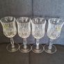 Set of 4  Royal Doulton Wine Glasses Crystal Image 3