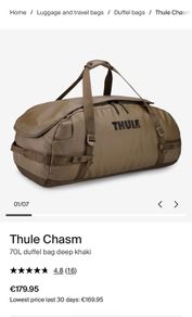 Thule Chasm 70L bag