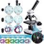100X-2000X Microscope for Kids Adults, with Microscope Slides Kit, Professional Biological Microscope for Students School Laboratory Image 5