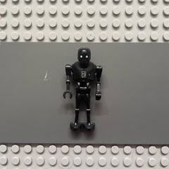 lego Star Wars sw0782  K-2SO Droid minifigure- Dark Bluish Gray and Silver Chest Panel