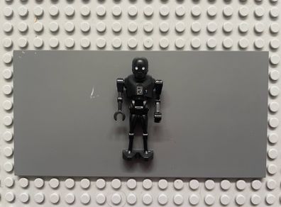 lego Star Wars sw0782  K-2SO Droid minifigure- Dark Bluish Gray and Silver Chest Panel