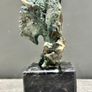 Monarch Of The Plains - Patinated Bronze, Marble, Signed Image 6