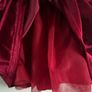 New Burgundy velvet look occasion dress Image 3