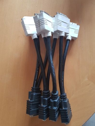 Dms-59 Male to Dual DVI Female Adapter Splitter Cable