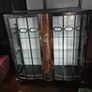 Vintage  Turnige Chinoiserie locking ebonised handpainted cabinet 3 tiers Image 8