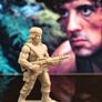 3D Printed Rambo Figurine Image 3