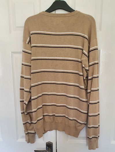 gant pima cashmere jumper size xl sand in fab condition