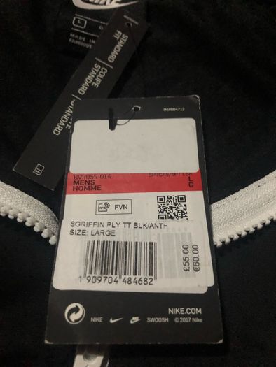 Nike top tracksuit size Large brand new with tag