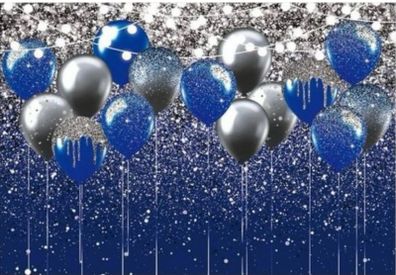 debs blue balloon backdrop new