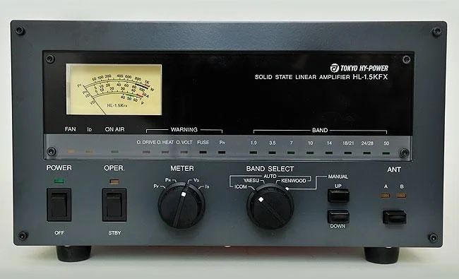 Legendary Tokyo Hy-Power HL-1.5KFX HF Linear Amplifier. Excellent condition, solid-state , bulletproof amp.