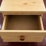 Pine Bedside Locker 3 Drawers Image 4