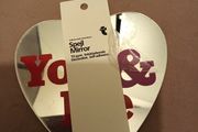 Mini you and me self adhesive mirror