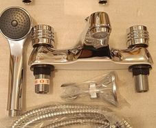 Basin taps and shower mixer