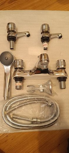 Basin taps and shower mixer