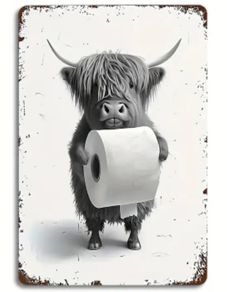 I Have Your Loo Roll : Metal Sign