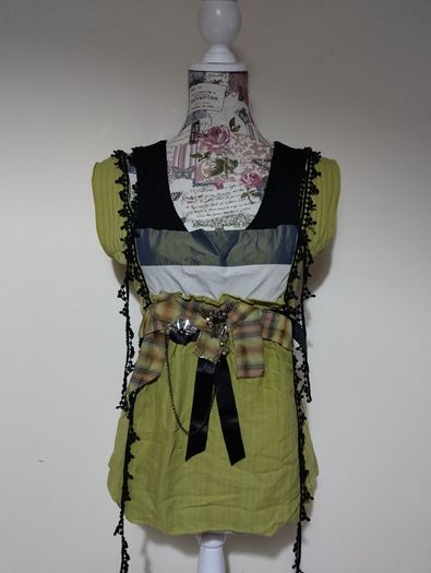 Bleu Blanc Rouge Top, New With Tags