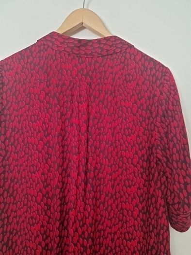 Hobbs red tunic style dress