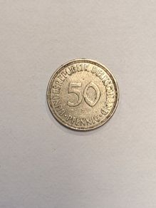 Germany 50 pfennig coin