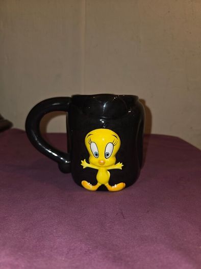 1996 Looney Tunes Sylvester the Cat and Tweety Mug