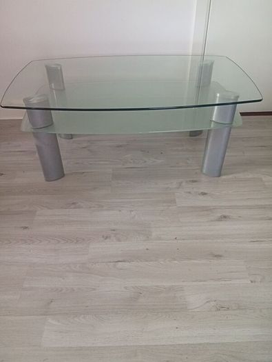 Modern Quality Tempered Glass Coffee Table