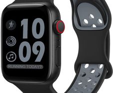Sport Straps Compatible with Apple Watch Straps 44mm 46mm 42mm 40mm 45mm 41mm 38mm 49mm Women Men, Breathable Soft Silicone for iWatch Series 11 10 9 8 7 6 5 4, Ultra SE 3 2 1