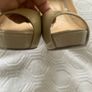 Guess Nude Peep Toe Platform Shoes Size 3.5 Image 7