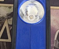 2-in-1 LED Portable Worklight & Flashlight Lantern - Blue & Black