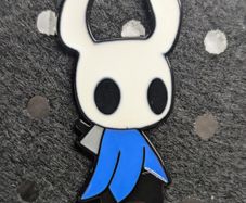 The knight hollow Knight enamel pin