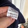 100% Silk Navy halter neck dress Image 6