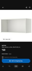 Ikea METOD Cabinet Frame 80x37x40