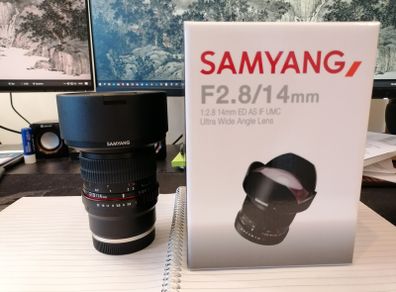 Samyang F2.8 / 14mm Wide Angle Lens for Sony