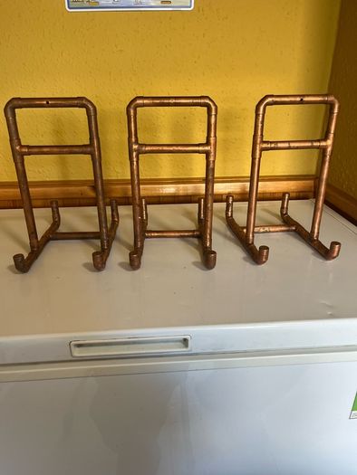 Copper pipe art works