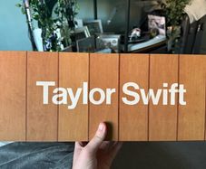 Taylor Swift Midnights Album Offical Vinyl Clock