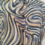 Vintage 80s 90s Retro abstract pattern longline blouse size 10 Postage included Image 8