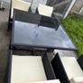 Rattan table x 4 chairs Image 3