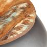 Coffee Table Grey 68x68x30 cm Solid Reclaimed Wood Image 4
