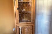 pine wood cabinet