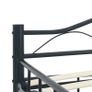 Bed Frame Black Steel 160 x200 cm Image 6