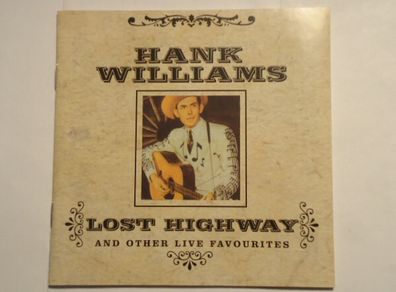 Hank Williams CD - Lost Highway And Other Live Favourites
