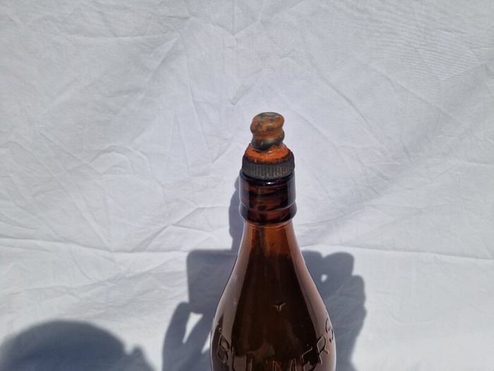 Antique Large Brown Bottle - Blumers
