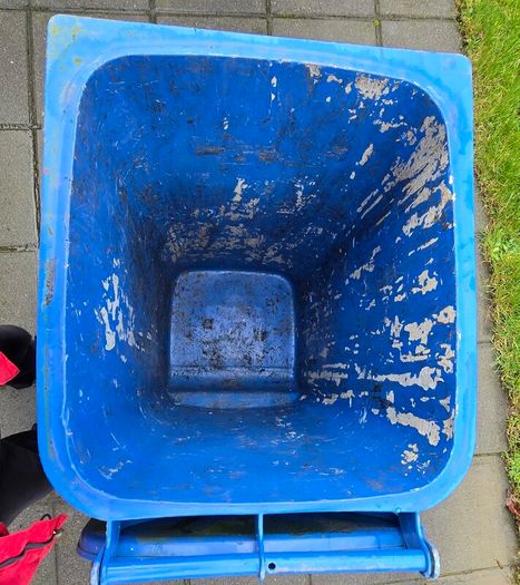 Large Recycling Weber Blue bin 240l