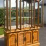 Solid Oak Display Cabinet Image 3