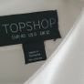 TOPSHOP white dress Sz 12 Image 4