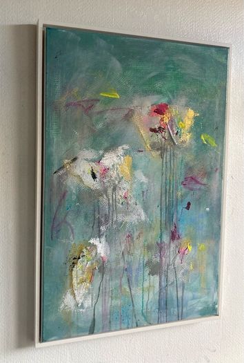 Framed Original Abstract Painting Dublin  Original Art Gift