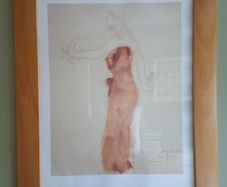 Large framed print