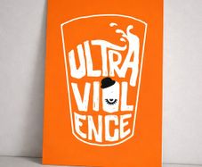 Unique Canvas Clockwork Orange Print - FREE P&P